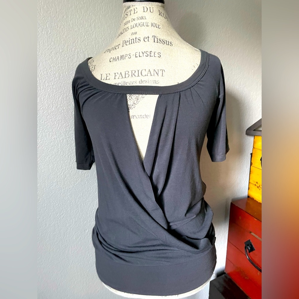 Grey Unique Top